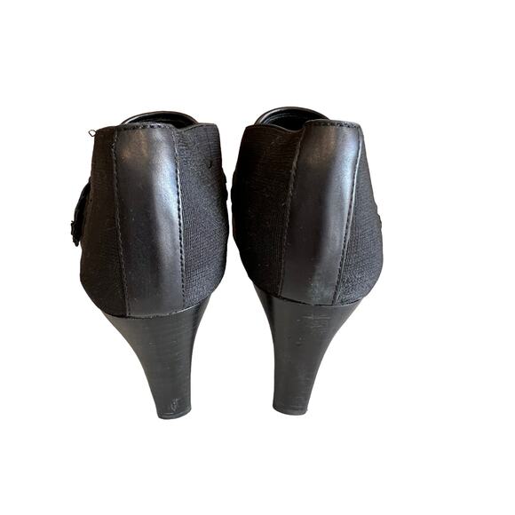 Brighton Roman Quilted Leather Ankle booties Boots shoes Black 7 - Picture 6 of 7